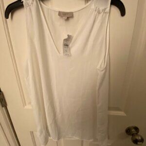 Sheer sleeveless blouse